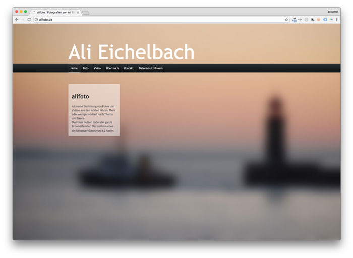 Foto-Homepage von Ali Eichelbach