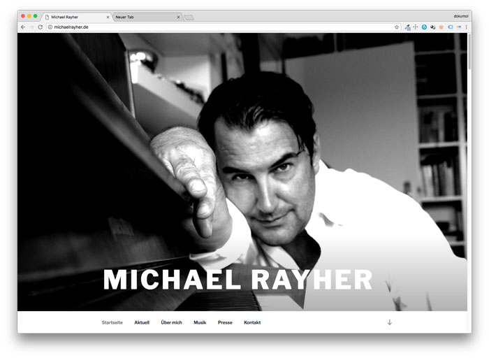 Homepage vom Pianist Michael Rayher