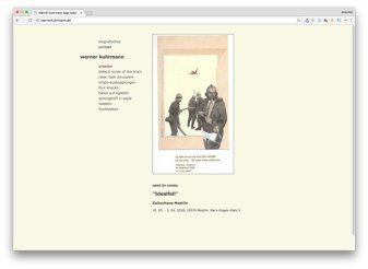 Homepage von Werner Kuhrmann